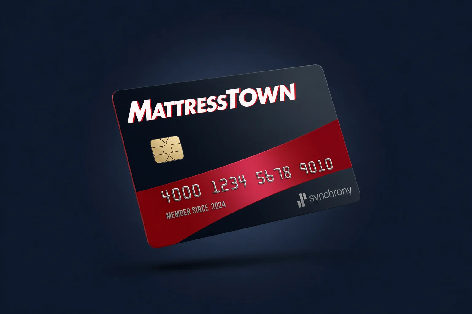MattressTown credit card powered by Synchrony