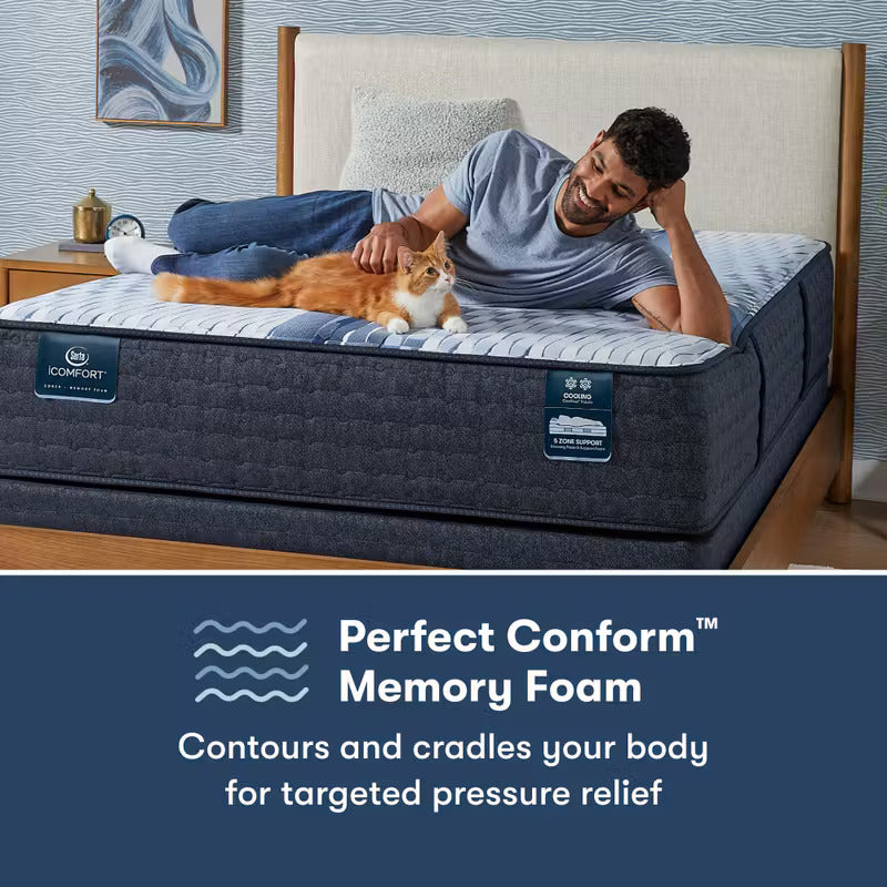 iComfort Aveda 12" Memory Foam Medium Mattress