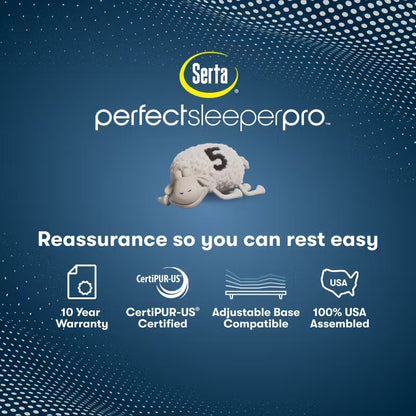 Perfect Sleeper Pro Hybrid Hampton XF 12.5" Latex Hybrid Extra Firm Mattress